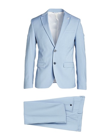 MANUEL RITZ Abito Blu chiaro 98% Lana, 2% Elastan