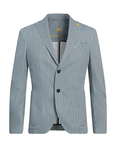 MANUEL RITZ Blazer Azure 97% Cotton, 3% Elastane