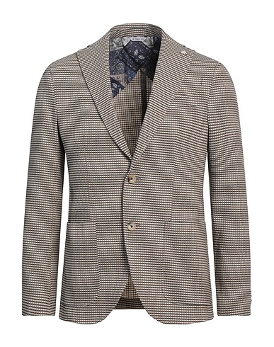 MANUEL RITZ Blazer Beige 50% Cotton, 50% Polyester