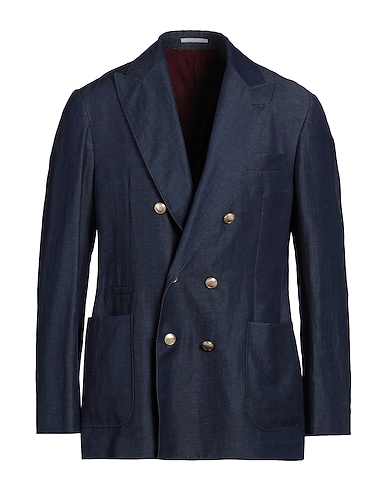 BRUNELLO CUCINELLI Blazer Navy 60% Wool, 40% Linen