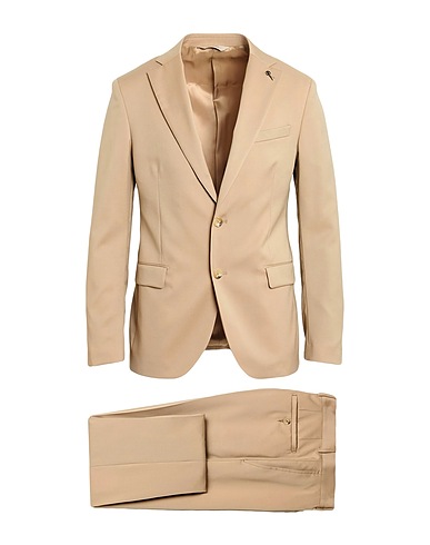 PAOLONI Anzüge Beige 100% Schurwolle