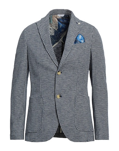 MANUEL RITZ Veste Bleu 100% Coton
