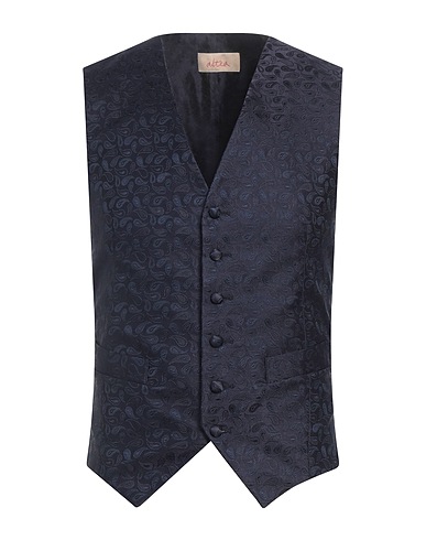 ALTEA Waistcoat Midnight blue 100% Silk