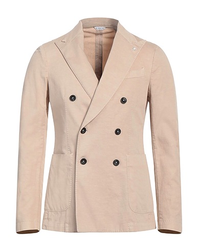 MANUEL RITZ Blazer Sand 71% Organic cotton, 27% Linen, 2% Elastane
