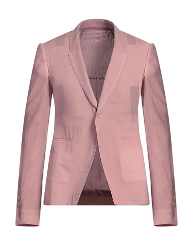 RICK OWENS Blazer Rosa antico 100% Cotone