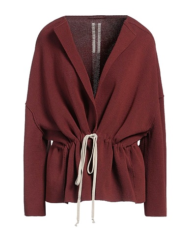 RICK OWENS Cardigan Chocolate brown 100% Cotton