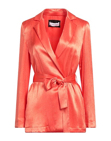 CARACTÈRE Blazer Orange 63% Viscose, 37% Polyester