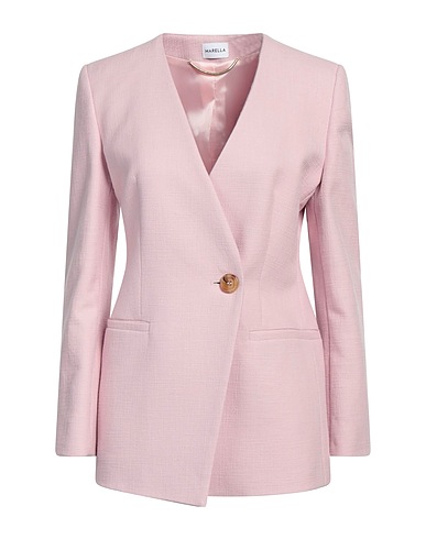 MARELLA Blazer Lilac 88% Cotton, 10% Polyester, 2% Elastane