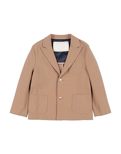 DANIELE ALESSANDRINI Blazer Sand 52% Cotton, 40% Polyamide, 8% Elastane