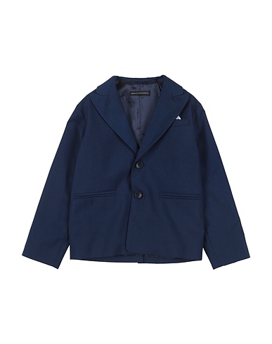 DANIELE ALESSANDRINI Blazer Midnight blue 70% Polyester, 28% Viscose, 2% Elastane