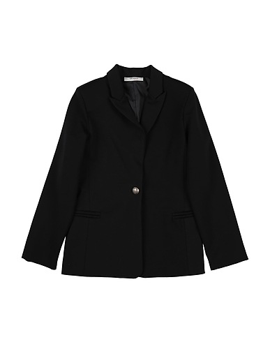 VICOLO Blazer GIRL Black 64% Viscose, 31% Polyamide, 5% Elastane