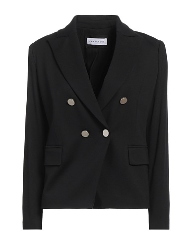 CARACTÈRE Blazer ÈSSENTIAL Black 68% Viscose, 27% Polyamide, 5% Elastane