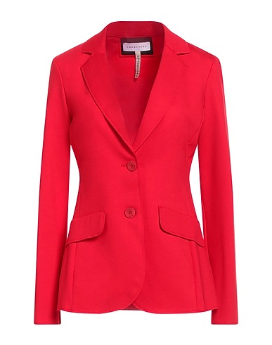 CARACTÈRE Blazer ÈSSENTIAL Red 59% Viscose, 36% Polyamide, 5% Elastane