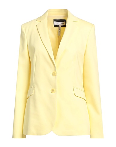 CARACTÈRE Blazer ÈSSENTIAL Pastel yellow 63% Cotton, 32% Polyamide, 5% Elastane