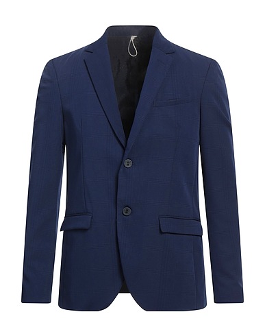 ALTATENSIONE Blazer Navy blue 69% Polyester, 29% Viscose, 2% Elastane