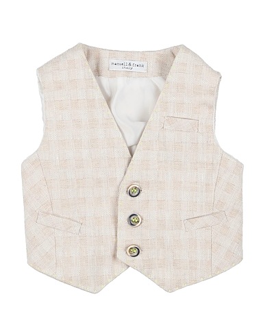 MANUELL & FRANK Waistcoat 50% Linen, 30% Cotton, 20% Acrylic