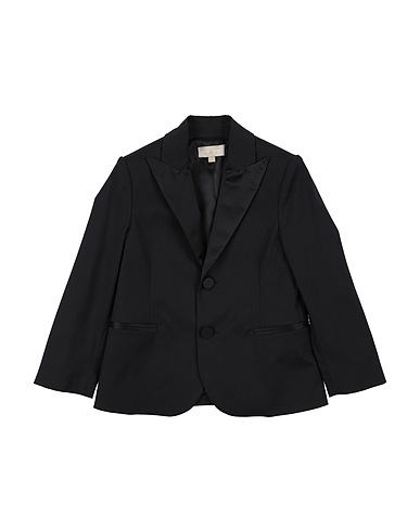 ELIE SAAB Blazer Black 96% Cotton, 4% Elastane