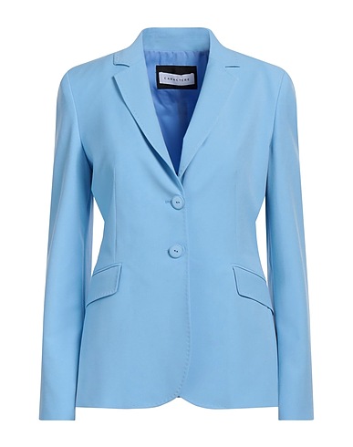 CARACTÈRE Blazer Sky blue 74% Polyester, 22% Viscose, 4% Elastane