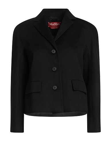 MAX MARA STUDIO Blazer Black 100% Virgin Wool