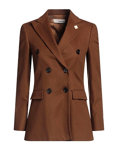 LARDINI Blazer Brown 94% Wool, 6% Cashmere