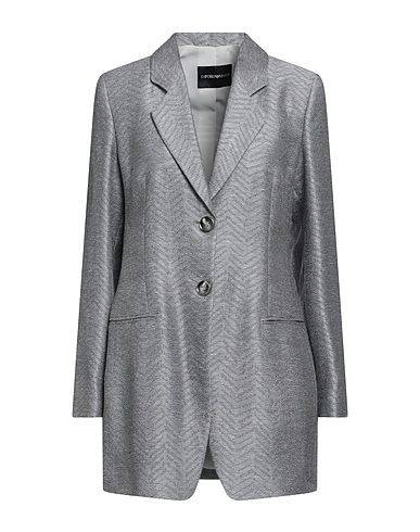 EMPORIO ARMANI Blazer Grey 58% Viscose, 28% Linen, 11% Silk, 3% Polyester