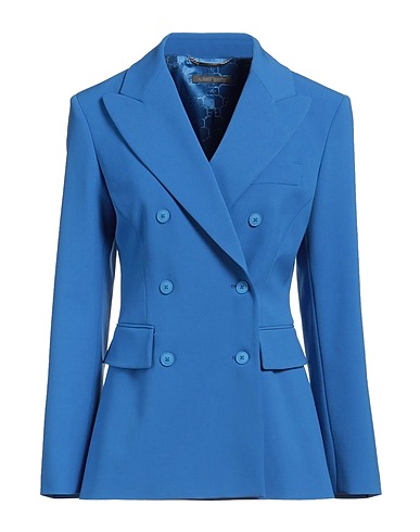 ALBERTA FERRETTI Blazer Light blue 53% Polyester, 44% Virgin Wool, 3% Elastane
