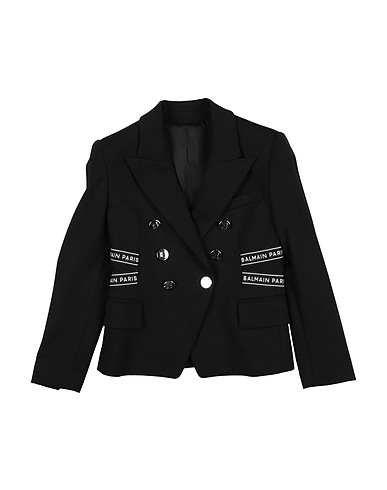BALMAIN Blazer Black 68% Viscose, 28% Polyamide, 4% Elastane