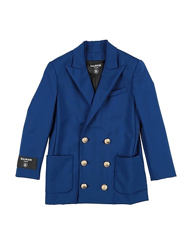 BALMAIN Blazer Blue 100% Virgin Wool