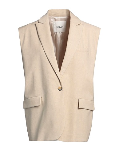 BA&SH Waistcoat Beige 49% Viscose, 49% Polyester, 2% Elastane
