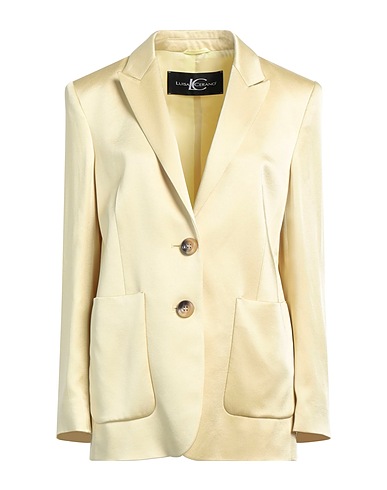 LUISA CERANO Jackett Pastellgelb 71% Acetat, 29% Viskose
