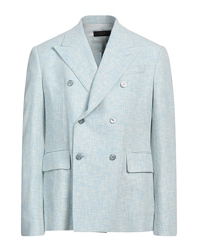 AMIRI Blazer Celeste 47% Lana, 39% Cotone, 14% Poliammide