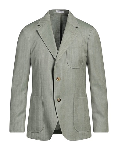 BOGLIOLI Blazer Sage green 85% Virgin Wool, 15% Silk