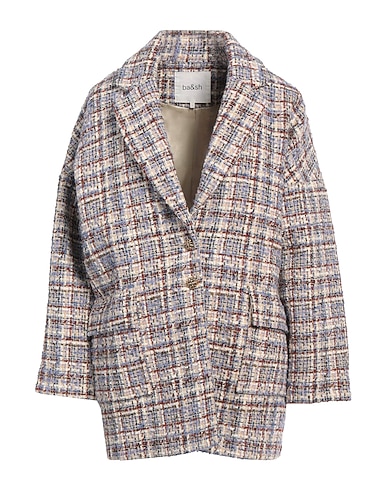 BA&SH Coat Beige 47% Polyester, 30% Wool, 19% Acrylic, 3% Polyamide, 1% Viscose