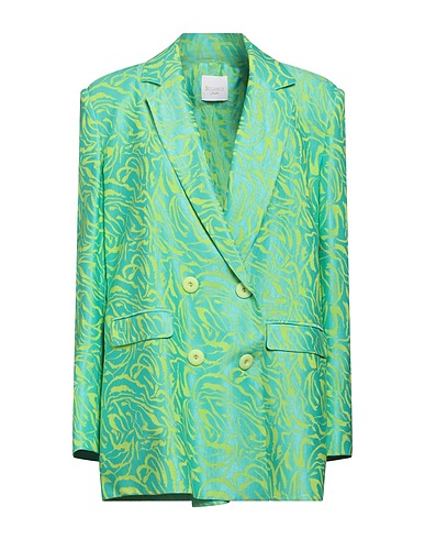 SILENCE LIMITED Blazer Turquoise 53% Viscose, 47% Polyester