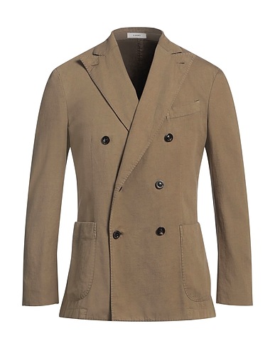 BOGLIOLI Blazer Khaki 88% Cotton, 12% Linen