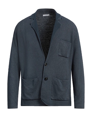 BOGLIOLI Blazer Slate blue 100% Cotton