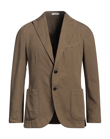 BOGLIOLI Blazer Khaki 88% Cotton, 12% Linen