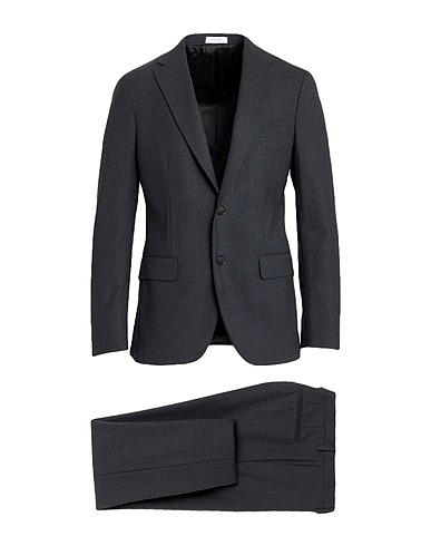 BOGLIOLI Suits Charcoal 100% Virgin Wool