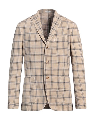 BOGLIOLI Blazer Beige 48% Cotone, 25% Lino, 25% Poliestere, 2% Elastan