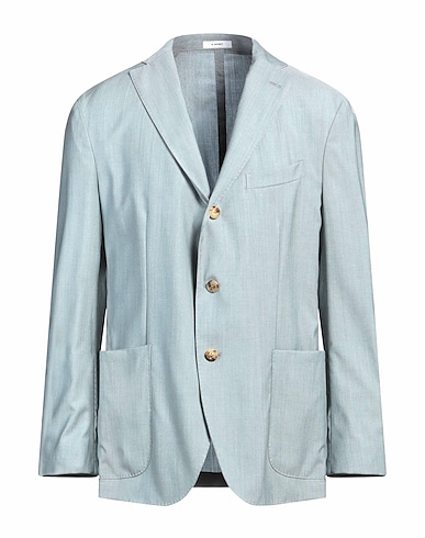 BOGLIOLI Blazer Light grey 75% Virgin Wool, 24% Lyocell, 1% Elastane