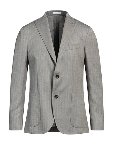 BOGLIOLI Blazer Grey 85% Virgin Wool, 15% Silk