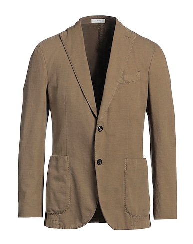 BOGLIOLI Blazer Military green 88% Cotton, 12% Linen