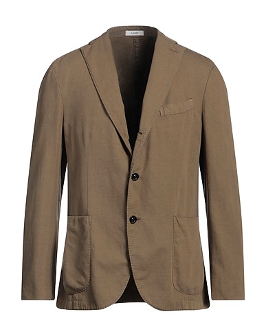 BOGLIOLI Blazer Khaki 88% Cotton, 12% Linen