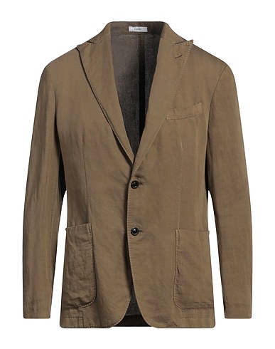 BOGLIOLI Blazer Khaki 58% Cotton, 42% Linen