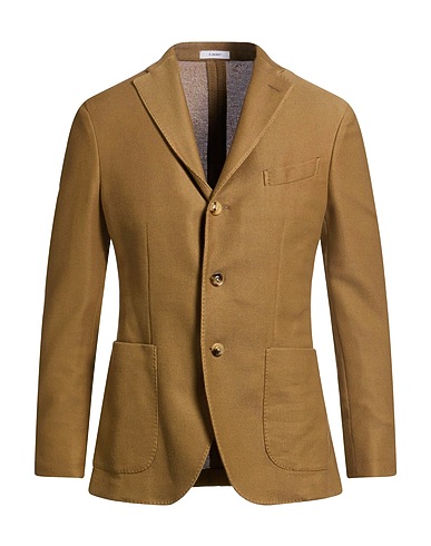 BOGLIOLI Blazer Khaki 92% Cotton, 8% Cashmere