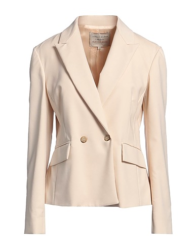 ALESSIA SANTI Blazer Sand 75% Cotton, 22% Polyamide, 3% Elastane