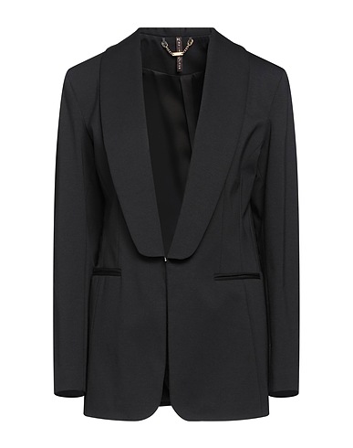 MANILA GRACE Blazer Black 53% Cotton, 38% Nylon, 9% Elastane
