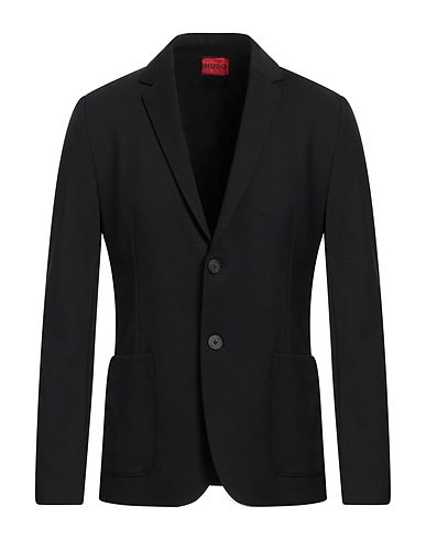 HUGO Blazer Black 68% Viscose, 26% Polyamide, 6% Elastane