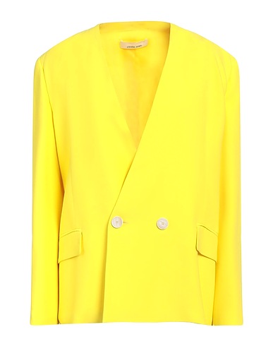 LIVIANA CONTI Blazer Yellow 53% Viscose, 47% Acetate, Polyester