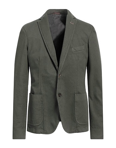 SIMBOLS Blazer Verde militare 97% Cotone, 3% Elastan
